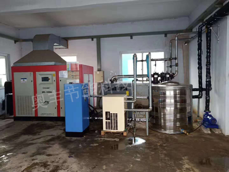132KW空压机余热回收改造